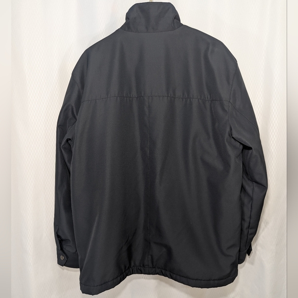 Men's Weatherproof Insulated Zip-Front Polyester Jacket, Black, Medium - Picture 3 of 16